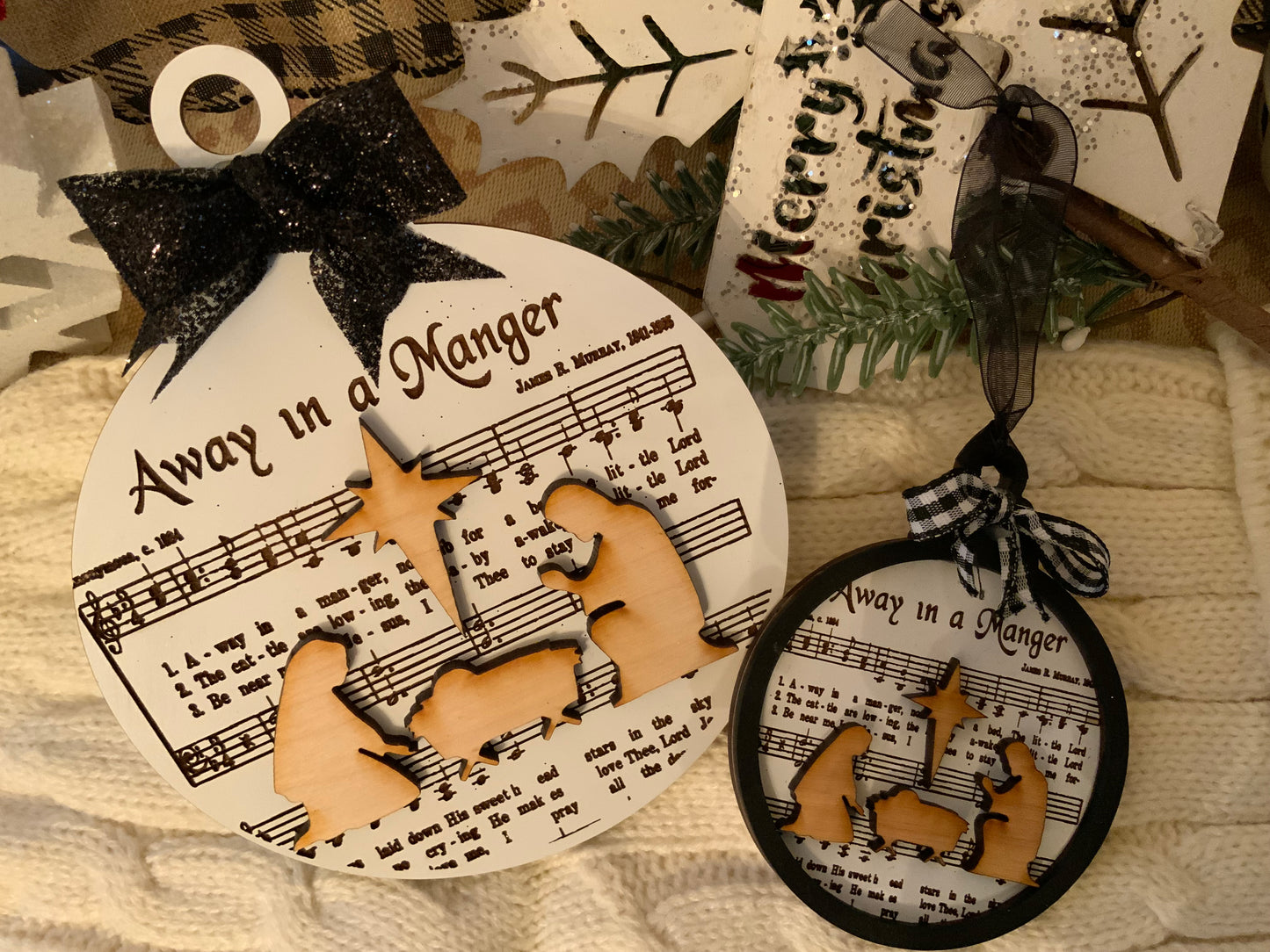 Away In A Manger Ornament